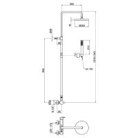 Товар: Душевая система Webert Azeta AZ870105015PVC Хром - фото 6 Душевая система Webert Azeta AZ870105015PVC Хром — фото 6, Душевое оборудование. Душевая программа