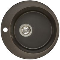 Кухонная мойка Aquaton Иверия 48 1A711032IV280 Кофе — фото 1, Кухонные мойки