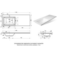 Товар: Тумба с раковиной Misty Коломбо 120 L УТ000015589 подвесная Дуб Галифакс Антрацит - фото 10 Тумба с раковиной Misty Коломбо 120 L УТ000015589 подвесная Дуб Галифакс Антрацит — фото 10, Мебель для ванной