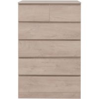 Комод Aquanet Сканди 80 302545 Дуб эдгрейн — фото 2, Комоды и тумбы для ванной комнаты