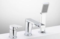 Смеситель на борт ванны Frap H46 F1146 Хром — фото 11, Смесители на борт ванны