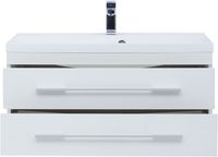 Тумба с раковиной Aquanet Нота 90 212856 подвесная Белая — фото 4, Тумбы с раковиной