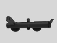 Смеситель для ванны GPD Gildo MBB165-S Черный — фото 6, Смесители