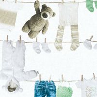 Обои детские AS Creation Little Stars 35844-2 Винил на флизелине (0,53*10,05) Серый/Разноцветный, Животные — фото 1, Обои для стен