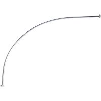 Карниз для ванны 1MarKa Aura 160x105 Se-кз-Im Хром — фото 1, Карнизы для ванной