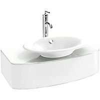 Тумба под раковину Jacob Delafon Presquile 83 EB1106-G1C подвесная Белая глянцевая — фото 1, Тумбы под раковину