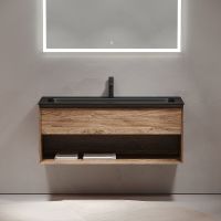 Тумба под раковину Sancos Marmi 1.0 120 MR1.0120ECH подвесная Дуб чарльстон — фото 19, Мебель для ванной