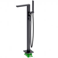 Смеситель для ванны Timo Selene 2210/03Y-CR Черный — фото 1, Смесители напольные