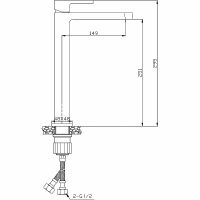 Смеситель для раковины Agger Great Хром арт-A2812111 — фото 8, Смесители для раковины