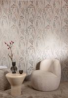 Обои Grandeco Universe 5 UI 3213 Винил на флизелине (1,06*10,05) Бежевый/Коричневый/Розовый, Листья/Цветы/Штукатурка — фото 3, Обои для стен