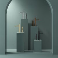 Смеситель для раковины Teska Atlas Leo L E5724 Черный матовый — фото 2, Смесители для раковины