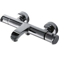 Смеситель для ванны Bravat Waterfall F673114C-01A-RUS с термостатом Хром — фото 1, Смеситель для ванны