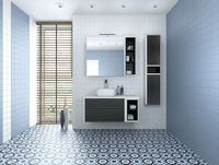 Подвесной шкаф Aquaton Брук 30 1A202503BCDF0 Дуб феррара — фото 4, Шкафы для ванной