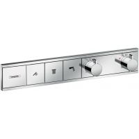Смеситель для душа Hansgrohe RainSelect 15381000 с термостатом Хром — фото 1, Смеситель для душа