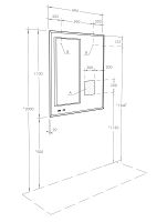 Товар: Зеркало Aquaton Сакура 100 1A235102SKW80 с подсветкой с сенсорным выключателем с антизапотеванием и часами - фото 5 Зеркало Aquaton Сакура 100 1A235102SKW80 с подсветкой с сенсорным выключателем с антизапотеванием и часами — фото 5, Мебель для ванной