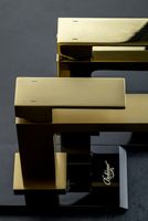 Товар: Смеситель для раковины Boheme Qubic 471-MG Золото матовое - фото 3 Смеситель для раковины Boheme Qubic 471-MG Золото матовое — фото 3, Смесители