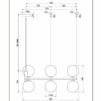 Товар: Подвесной светильник Maytoni Modern Ring MOD013PL-06B Белый Черный - фото 3 Подвесной светильник Maytoni Modern Ring MOD013PL-06B Белый Черный — фото 3, Подвесные светильники