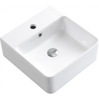 Раковина Esbano Circon 40 ESRNCIRC40W Белая — фото 1, Раковины накладные