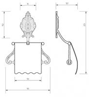 Товар: Держатель туалетной бумаги Migliore Elisabetta 16991 с крышкой Бронза - фото 2 Держатель туалетной бумаги Migliore Elisabetta 16991 с крышкой Бронза — фото 2, Держатели туалетной бумаги