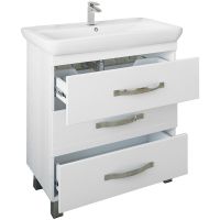 Товар: Тумба под раковину Sanflor Одри 80/2 Н0000001104 Белая - фото 2 Тумба под раковину Sanflor Одри 80/2 Н0000001104 Белая — фото 2, Тумбы под раковину