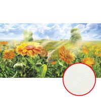 Фреска Ortograf Цветы 4150 Фактура флок FLK Флизелин (5*2,7) Разноцветный, Цветы/Пейзаж — фото 1, Фрески