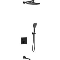 Душевая система Vincea VSFW-4311MB Черная матовая — фото 1, Душевое оборудование. Душевая программа