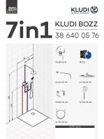 Товар: Душевая система Kludi Bozz 386710576 Хром - фото 16 Душевая система Kludi Bozz 386710576 Хром — фото 16, Встраиваемые душевые комплекты
