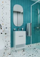 Товар: Тумба с раковиной 1MarKa July 50Н Белый глянец арт-У85932 - фото 4 Тумба с раковиной 1MarKa July 50Н Белый глянец арт-У85932 — фото 4, Тумбы с раковиной