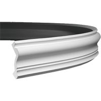 Карниз гибкий Европласт 1.50.129 2000x86x75 мм — фото 1, Карнизы