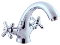 Смеситель для раковины Rav Slezak Morava Retro MK128.5 Хром — фото 1, Смесители для раковины