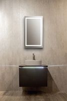 Зеркальный шкаф Silver Mirrors Hamburg White 46 LED-00002670 с подсветкой Белый с механическим выключателем — фото 18, Мебель для ванной