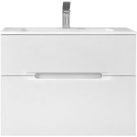 Тумба под раковину Jorno Modul 80 Mоl.01.77/P/W подвесная Белый глянец — фото 23, Тумбы под раковину
