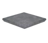 Ступень угловая Westerwalder Atrium Dunkelgrau Eckflorentiner WKS31170 E 32x32 см — фото 1, Ступени и клинкер