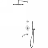 Душевая система Whitecross Y chrome YSET07CR Хром — фото 1, Душевое оборудование. Душевая программа