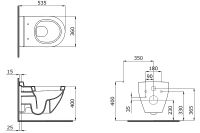 Товар: Унитаз Bocchi Taormina Arch 1012-004-0129 подвесной Черный матовый без сиденья - фото 3 Унитаз Bocchi Taormina Arch 1012-004-0129 подвесной Черный матовый без сиденья — фото 3, Унитазы