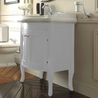 Тумба под раковину Kerasan Retro 60 735130 Белая матовая — фото 1, Мебель для ванной