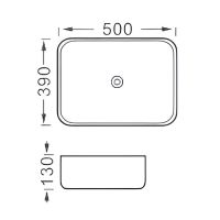 Товар: Раковина-чаша Aquatek Вега 50 AQ5515-MB Черная матовая - фото 2 Раковина-чаша Aquatek Вега 50 AQ5515-MB Черная матовая — фото 2, Раковины накладные