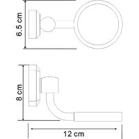 Держатель WasserKRAFT Oder Хром арт-K-C175 — фото 2, Прочие аксессуары и комплектующие