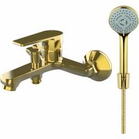 Смеситель для ванны Orange Loop M26-100gd Золото — фото 1, Смеситель для ванны