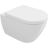 Унитаз Bocchi Venezia 1295 подвесной Белый глянцевый без сиденья — фото 1, Унитазы