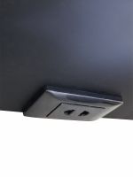 Зеркальный шкаф Reflection Black 760х850 RF2002BL с подсветкой Черный матовый — фото 6, Мебель для ванной