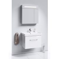 Товар: Зеркальный шкаф Aqwella Нео 70 Neo.04.07 с подсветкой Белый - фото 3 Зеркальный шкаф Aqwella Нео 70 Neo.04.07 с подсветкой Белый — фото 3, Зеркальные шкафы в ванную