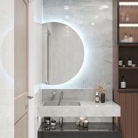Зеркало Континент Jill 600х900 ЗЛП3564 с подсветкой с сенсорным выключателем — фото 9, Зеркала в ванную комнату