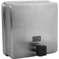 Диспенсер для жидкого мыла Bemeta Hotel 105109205 Хром матовый — фото 1, Диспенсеры для жидкого мыла