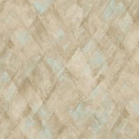 Обои Grandeco Universe 5 UI 3033 Винил на флизелине (1,06*10,05) Бирюзовый/Коричневый, Геометрия/Штукатурка/Ромб — фото 1, Обои для стен