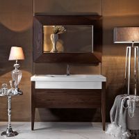 Тумба под раковину Kerasan Bentley 120 Темный ясень (Frassino scuro) — фото 1, Мебель для ванной