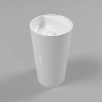 Раковина Whitecross Pantheon 43 0708.043043.100 Белая глянцевая — фото 2, Раковины