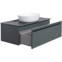 Товар: Тумба под раковину La Fenice Elba 100 FNC-01-ELB-G-100 подвесная Серая матовая - фото 4 Тумба под раковину La Fenice Elba 100 FNC-01-ELB-G-100 подвесная Серая матовая — фото 4, Тумбы под раковину