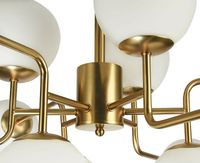 Товар: Люстра Maytoni Modern Erich MOD221-PL-12-G Белая Латунь - фото 4 Люстра Maytoni Modern Erich MOD221-PL-12-G Белая Латунь — фото 4, Люстры