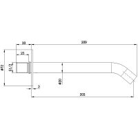 Излив для смесителя Allen Brau Priority 5.31B18-31 Черный матовый — фото 3, Изливы